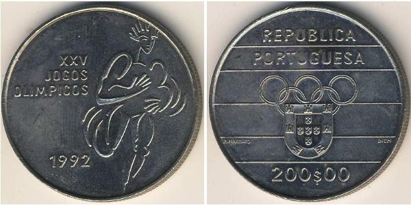 200 Escudo 葡萄牙 銀 