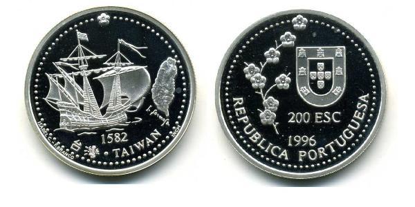 200 Escudo 葡萄牙 銀 