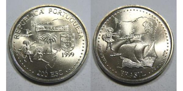 200 Escudo 葡萄牙 銅/镍 