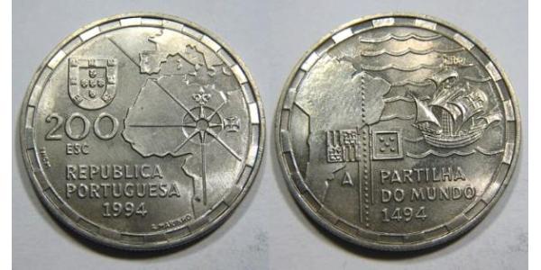 200 Escudo 葡萄牙 銅/镍 