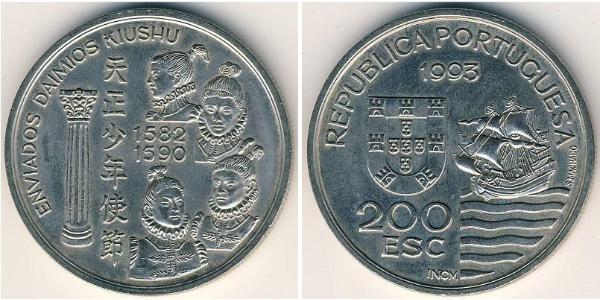 200 Escudo 葡萄牙 銅/镍 