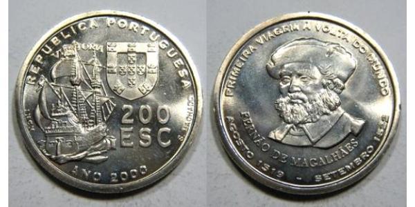 200 Escudo 葡萄牙 銅/镍 