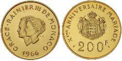 200 Franc Monaco Or 