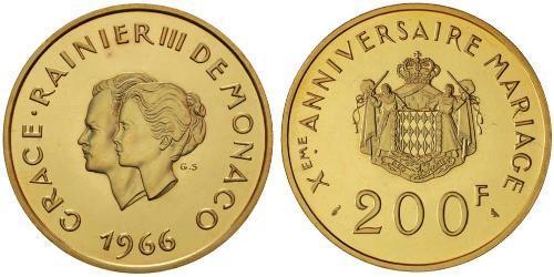 200 Franc Mónaco Oro 