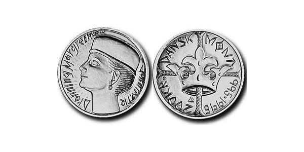 200 Krone Danemark Argent 