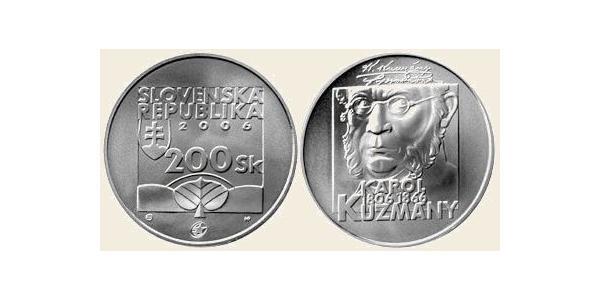 200 Krone Slovaquie Argent/Cuivre 