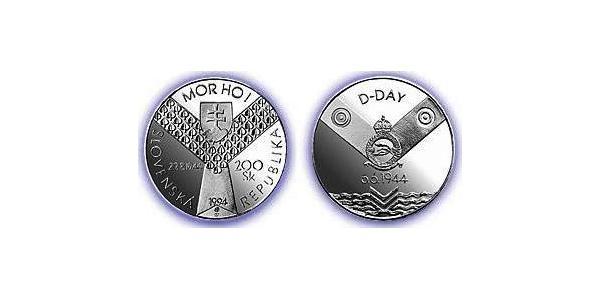 200 Krone Slovaquie Argent/Cuivre 