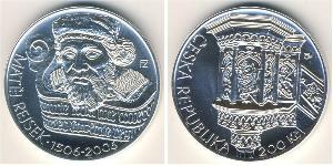 200 Krone Repubblica Ceca Argento 
