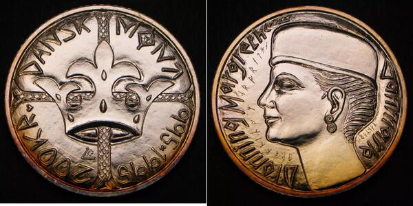 200 Krone Dänemark Silber 