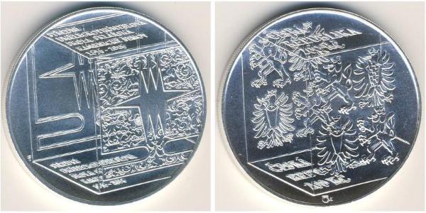 200 Krone Tschechien Silber 
