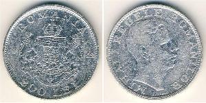 200 Lev Reino de Rumanía (1881-1947) Plata Miguel I de Rumania (1927-)