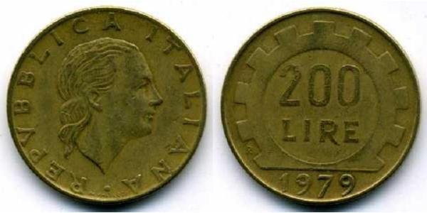 200 Lira Italia Alluminio/Bronzo 