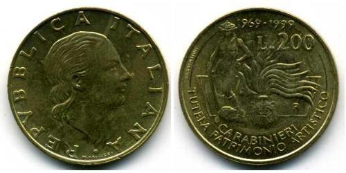 200 Lira Italia Aluminio/Bronce 