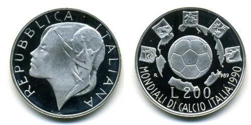 200 Lira Italie Argent 