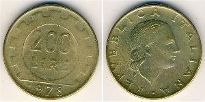 200 Lira Italie Bronze/Aluminium 