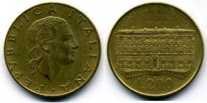 200 Lira Italie Bronze/Aluminium 