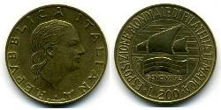 200 Lira Italien Bronze/Aluminium 
