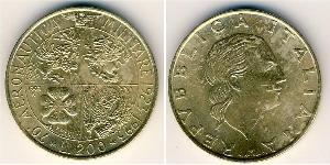 200 Lira Italy Bronze/Aluminium 