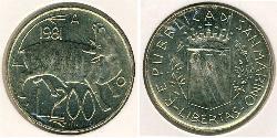 200 Lira San Marino Kupfer/Nickel 