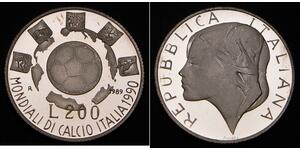 200 Lira 意大利 銀 