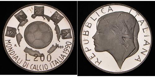200 Lira 意大利 銀 