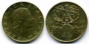 200 Lira 意大利 青铜/铝 