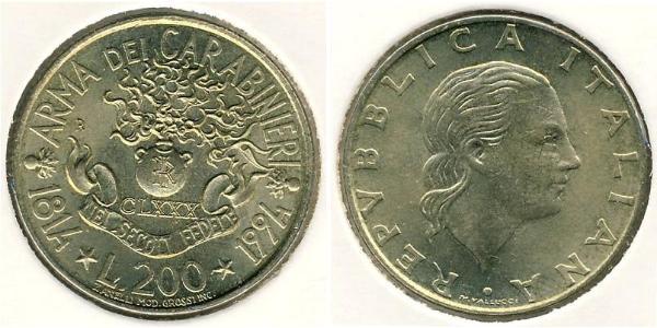 200 Lira 意大利 青铜/铝 