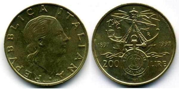 200 Lira 意大利 青铜/铝 