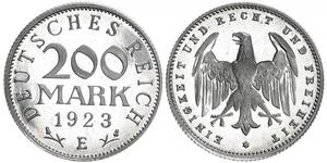 200 Mark República de Weimar (1918-1933) Aluminio 