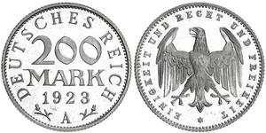 200 Mark République de Weimar (1918-1933) Aluminium 