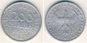 200 Mark République de Weimar (1918-1933) Aluminium 