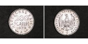 200 Mark Weimar Republic (1918-1933) Aluminium 