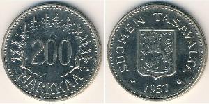 200 Mark Finlande (1917 - ) Argent 