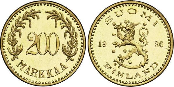 200 Mark Finland (1917 - ) Gold 