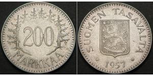 200 Mark Finland (1917 - ) Silver 