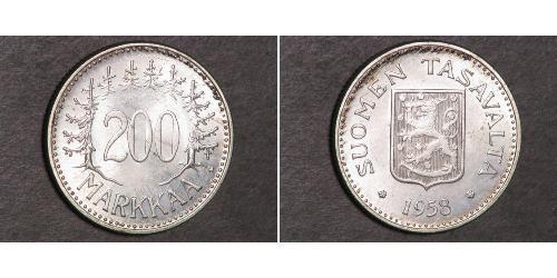 200 Mark Finland (1917 - ) Silver 