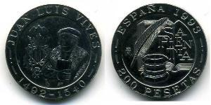 200 Peseta Royaume d’Espagne (1976 - ) Cuivre/Nickel 