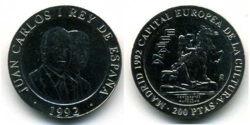 200 Peseta Royaume d’Espagne (1976 - ) Cuivre/Nickel 