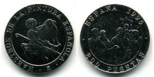 200 Peseta Reino de España (1976 - ) Kupfer/Nickel 