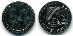 200 Peseta Regno di Spagna (1976 - ) Rame/Nichel 