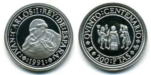 200 Peseta 西班牙 銀 
