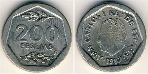 200 Peseta 西班牙 銅/镍 