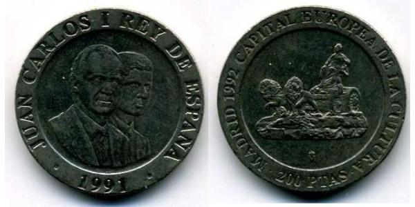200 Peseta 西班牙 銅/镍 