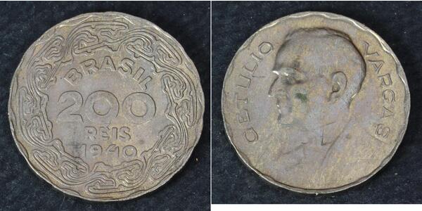 200 Reis Brazil Copper/Nickel 