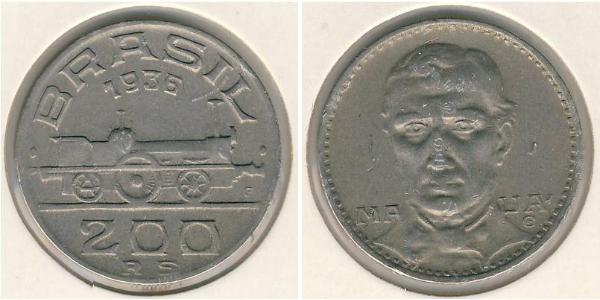 200 Reis Brazil Copper/Nickel 