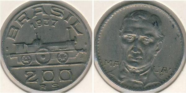 200 Reis Brazil Copper/Nickel 