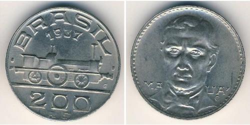 200 Reis Brasilien Kupfer/Nickel 