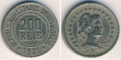 200 Reis Brasilien Silber 