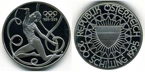 200 Shilling Republic of Austria (1955 - ) Argento 