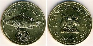 200 Shilling Uganda Brass 